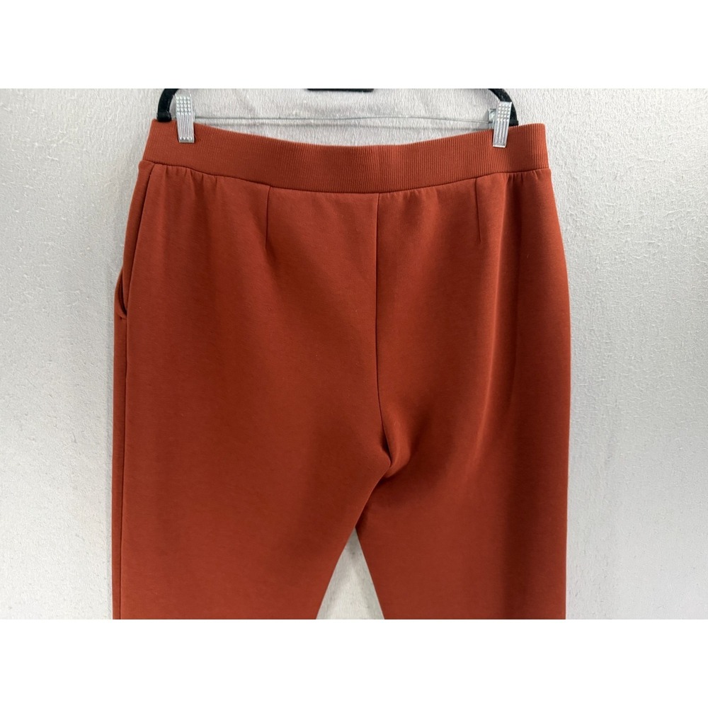 CALIA Pants Womens XL Terracotta Burnt Orange Soft Scuba‎ High Rise Minimalist - Picture 4 of 13